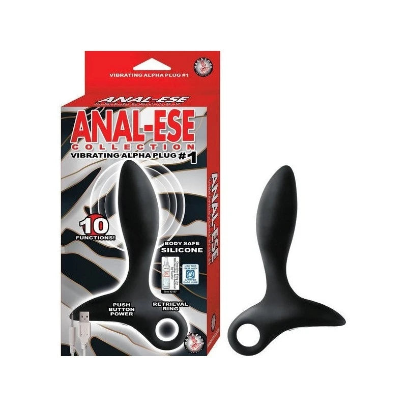 Nasstoys ANAL-ESE Vibrating Alpha Pleasure Plug Prostate Toys