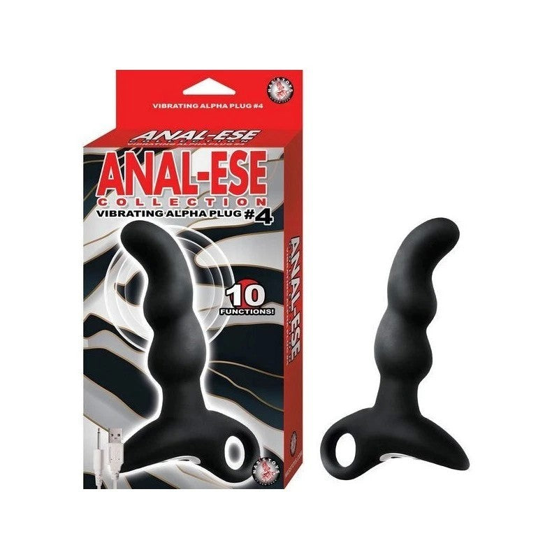 ANAL-ESE Vibrating Alpha Plug - Intense Pleasure, Effortless Control Prostate Toys