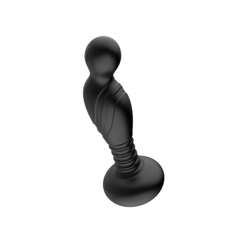ASS-SATION Remote Vibrating P-Spot Plug Textured Shaft Prostate Toys