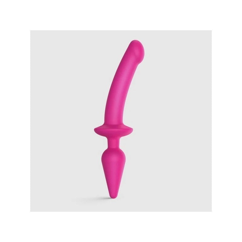 STRAP-ON-ME Switch Plug-In Semi-Realistic Fuchsia Anal Dildos