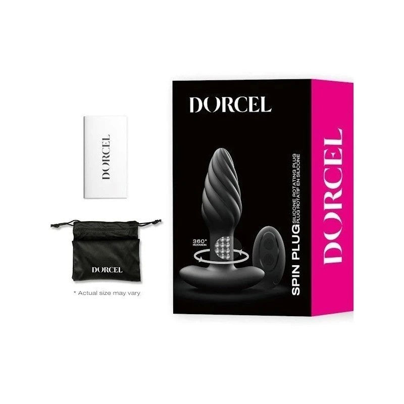 DORCEL Spin Rimming Pleasure Plug - 360° Rotating Delight Butt Plugs