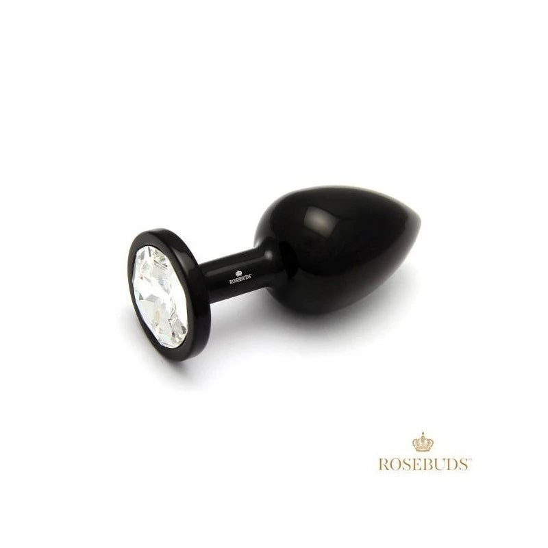 Rosebuds Premium Crystal-Topped Aluminium Butt Plug Butt Plugs