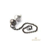 Rosebuds Luxe Metal Anal Plug with Captivating Chain Butt Plugs