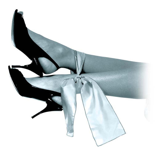 Pipedream Fetish Fantasy Limited Edition Grey Silk Ties - Collars and Leads