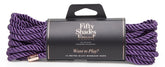Fifty Shades Freed Want to Play 10m Silky Bondage Rope Cuffs and Restraints
