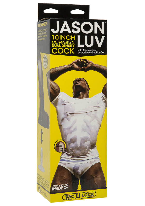 Doc Johnson Jason Luv 10 inch Ultraskyn Realistic Cock Realistic Dildos