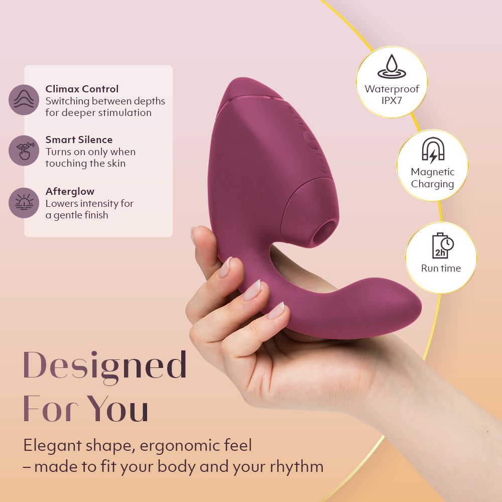 Womanizer Next Duo Clitoral and G-Spot Stimulator Clit Ticklers and Pulsators
