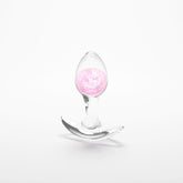 NS Novelties Glams Cosmic Small Silicone Butt Plug Pink Butt Plugs