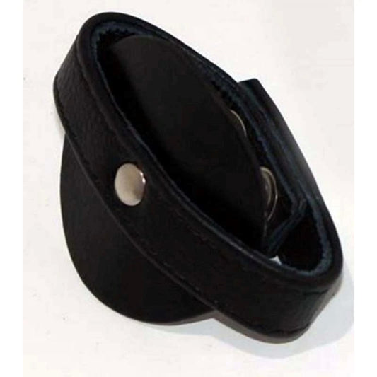Hell's Couture Leather Cock Ring - Enhance Your Passion - Cock Rings