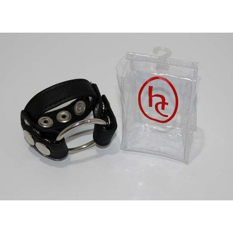 Sinners Leather Cock Ring With O-Ring Cock Rings