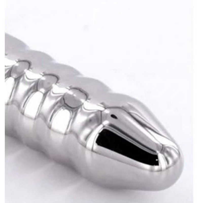 Steel Anal Rammer & T-Bar 4 Rings Handle Anal Dildos