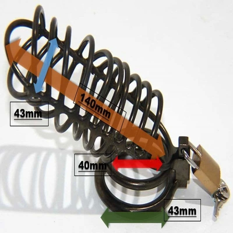 Bad Beast Copper Male Chastity Device Male Chastity