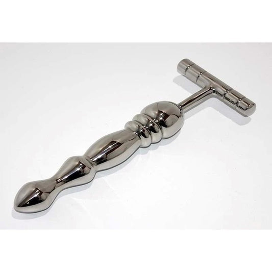 The Ripple T-Bar Extreme Steel Dildo Anal Dildos