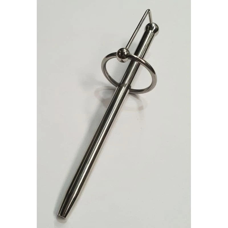 Cracked Steel Princes Wand and Glans Ring - Extreme Pleasure Set Penis Plugs