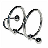 Heightened Pleasure Unleashed - Hell's Couture Freak Out Nation Sperm Plug & Dual Glans Dual Rings Penis Plugs