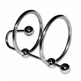 Heightened Pleasure Unleashed - Hell's Couture Freak Out Nation Sperm Plug & Dual Glans Dual Rings Penis Plugs