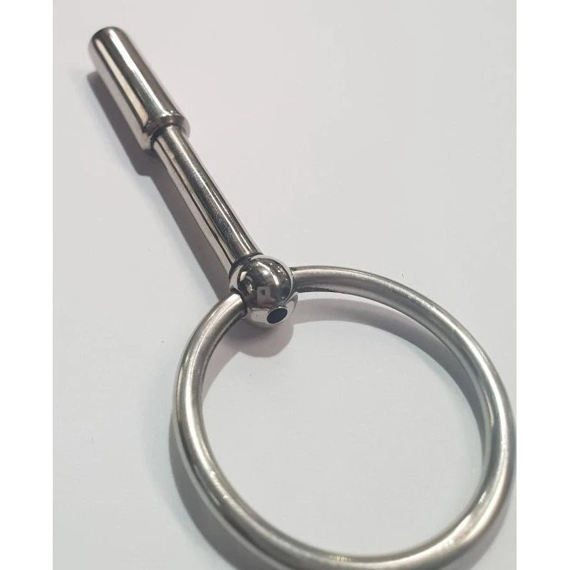 UTube Slender Two Stage Penis Plug with Ring Penis Plugs