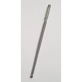 Urethral Ribbed Dominator Grooving Sound 179mm x 5-8mm Penis Plugs
