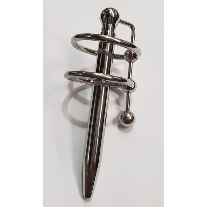 Dual-Ring Urethral Delight - Elevate Your Intimate Exploration Penis Plugs