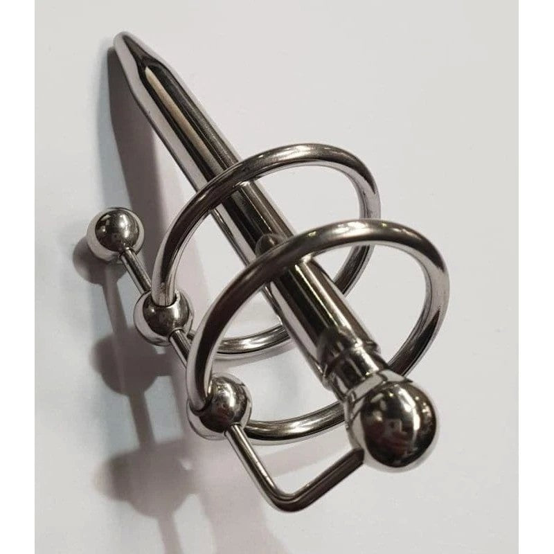 Dual-Ring Urethral Delight - Elevate Your Intimate Exploration Penis Plugs
