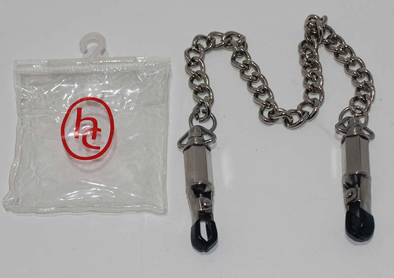 Hell's Couture Deluxe Adjustable Nipple Clamps - Crafted for Pleasure, Built for Endurance Breast and Nipple Toys