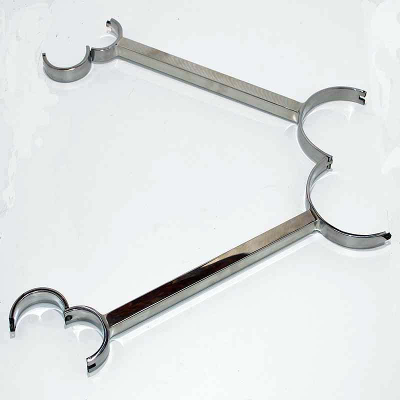Hell's Couture Restraint Bar - Hands-High Bondage Bliss Collars and Leads