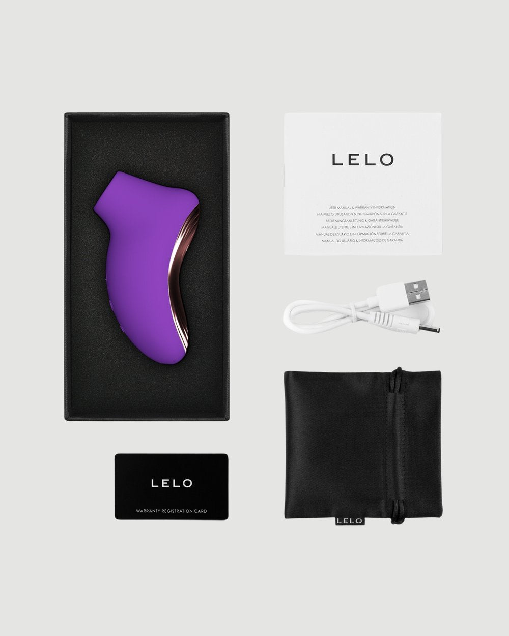 Lelo Sona 2 Travel Multi Functions Clitoral Massager Clit Ticklers and Pulsators
