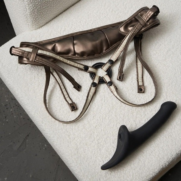 STRAP-ON-ME Leatherette Harness DESIROUS One Size - Strap On Sextoys