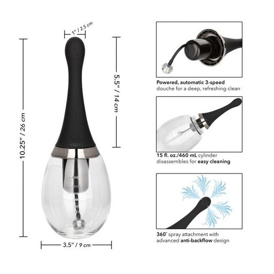 CalExotics Executive Rechargeable Auto Douche Anal Cleansing