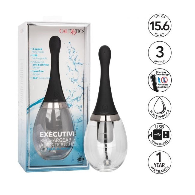CalExotics Executive Rechargeable Auto Douche Anal Cleansing