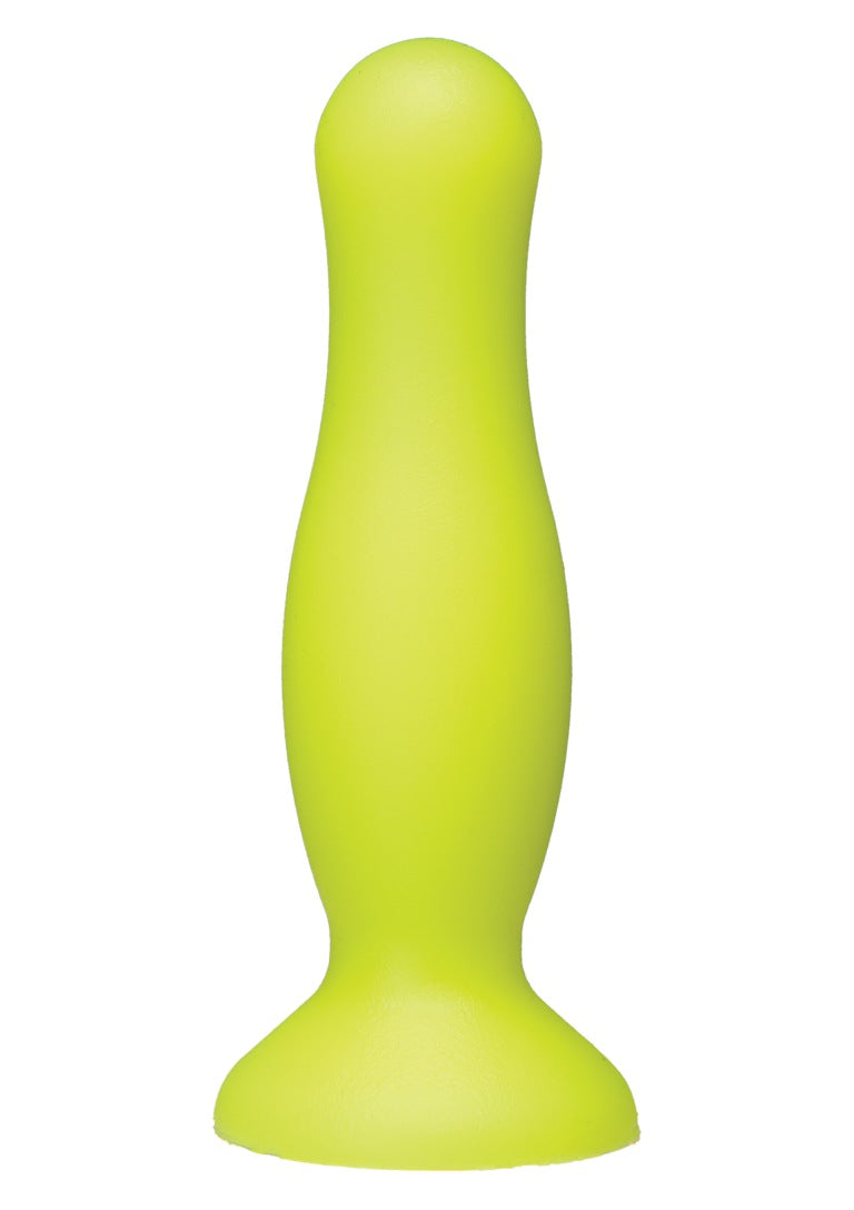 Doc Johnson American Pop Mode 4 inch Anal Plug Yellow Butt Plugs