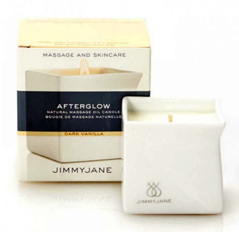 Jimmyjane Afterglow Natural Adult Massage Oil Candle Sex Pheromones and Perfumes