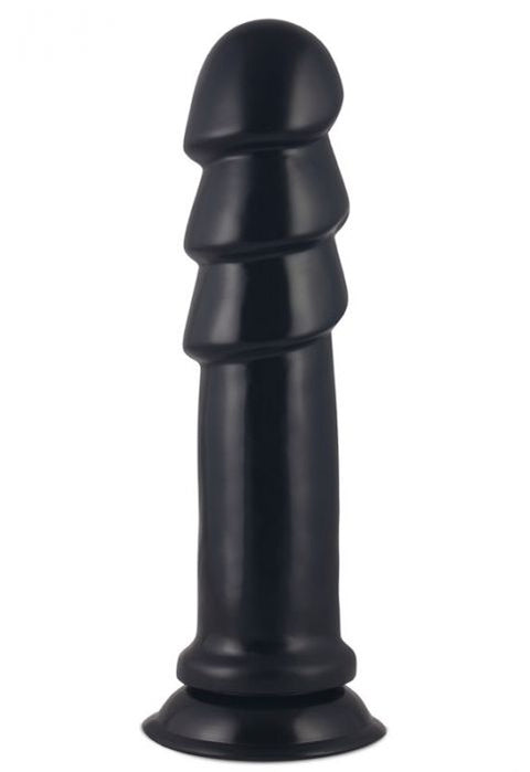 Lovetoy King Sized Anal Ripples Mega Butt Plug Black Butt Plugs
