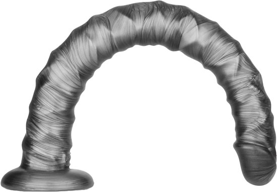 Lovetoy King Sized Vibrax Slider Vibrating Dildo Grey 40.8CM Vibrating Dildos