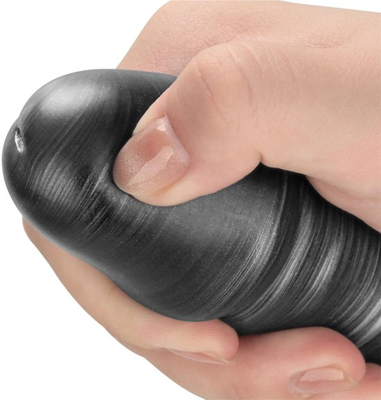 Lovetoy King Sized Vibrax Slider Vibrating Dildo Grey Vibrating Dildos