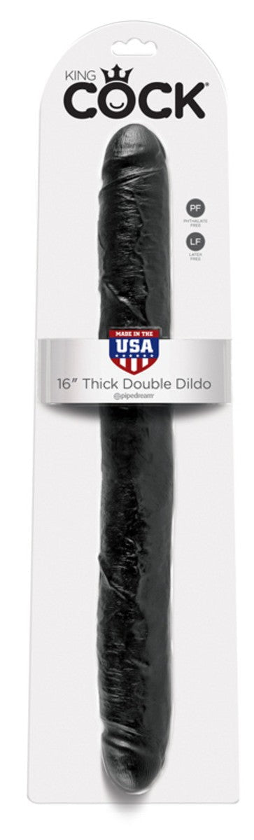 King Cock 16 Inch Thick Double Ender Realistic Dildo - Double Ender