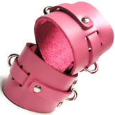 KinkLab Bound Leather Ankle Cuffs Cuffs and Restraints