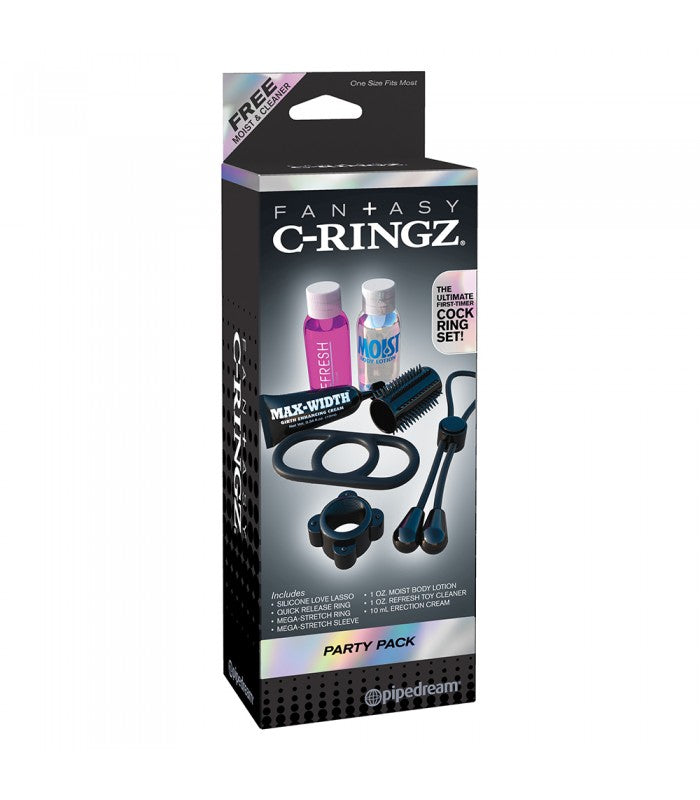Pipedream Fantasy C-Ringz Party Pack Adult Toys Set Rabbit Vibrators