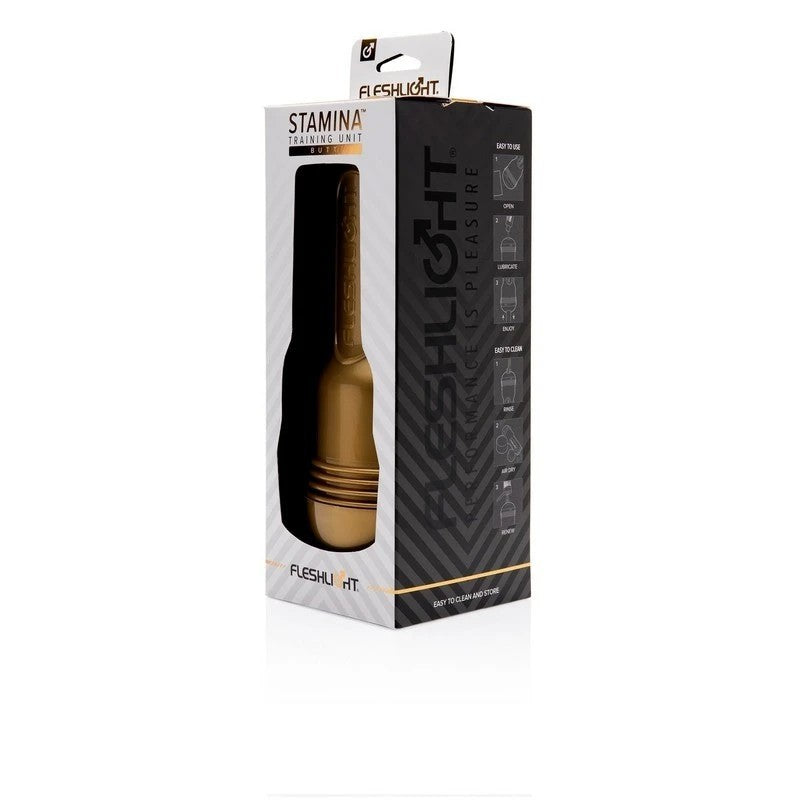 Fleshlight Stamina Training Unit Masturbator and Lubricant Value Pack Fleshlight Male Masturbators