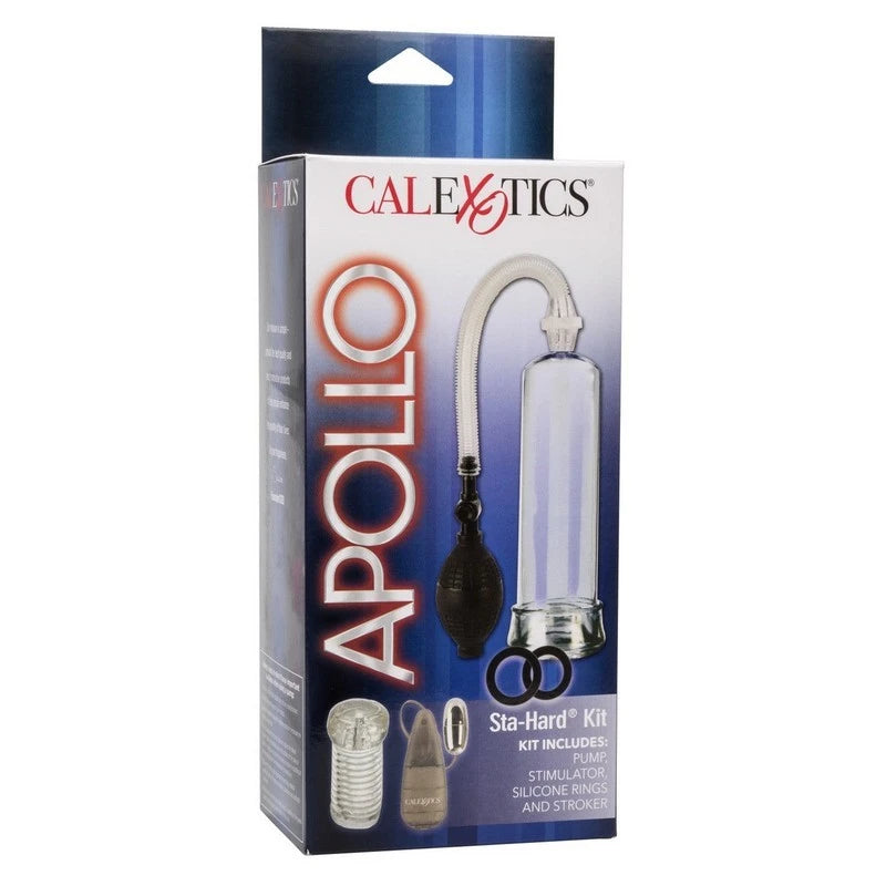 CalExotics Apollo Sta-Hard Mens Penis Pump Kit Sex Kits