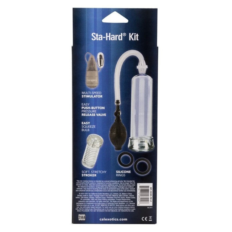 CalExotics Apollo Sta-Hard Mens Penis Pump Kit Sex Kits