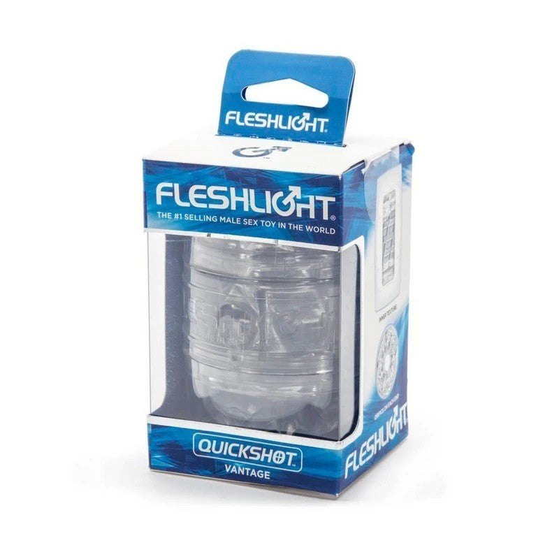 Fleshlight Quickshot Vantage Stroker and Adult Lubricant Combo Pack Fleshlight Male Masturbators