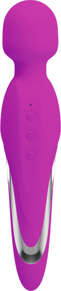 Poptart Shazza Rechargeable Vibrating Body Wand Massager Purple Body Wands