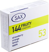Sax Fruity Condoms 144 Pack Condoms