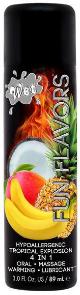 Wet Fun Flavors Water Soluble Adult Lubricant 89 ml Massage Oils and Lubricants