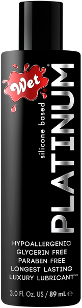 Wet Platinum Luxury Silicone Based Adult Lubricant - Silicone Based Lubes