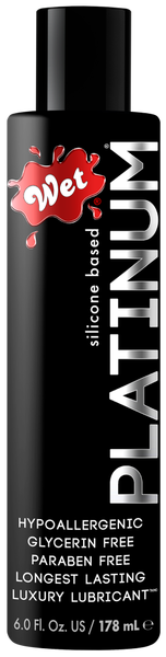 Wet Platinum Luxury Silicone Based Adult Lubricant Silicone Based Lubes