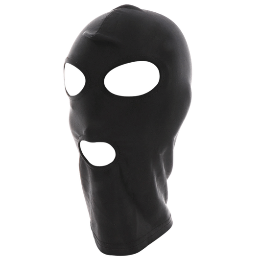 Scala TABOOM Comfortable Stretchy Spandex Hood Black Bondage Hoods
