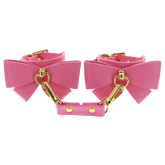 Scala Vegan PU Leather BDSM Play Wrist Cuffs