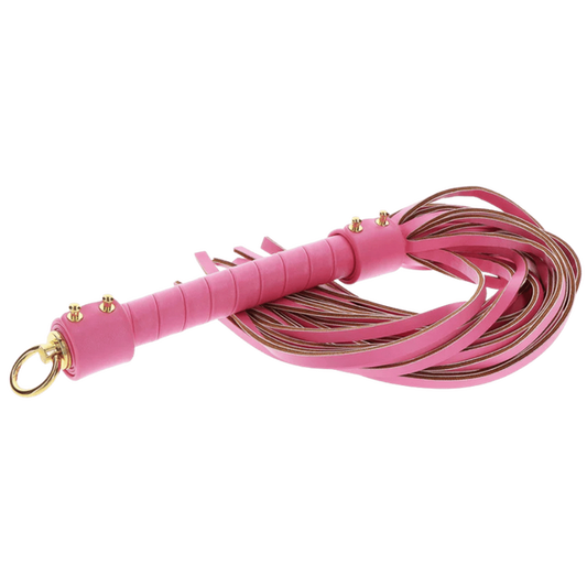 Scala Taboom Malibu PU Leather Bondage Whip Pink Whips And Crops
